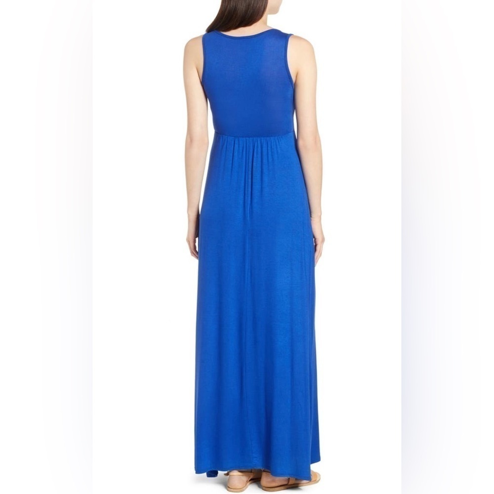 Loveappella blue Jersey maxi dress - Picture 10 of 11